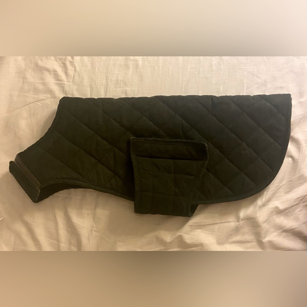 Orvis quilted fleece lined dog jacket, size medium